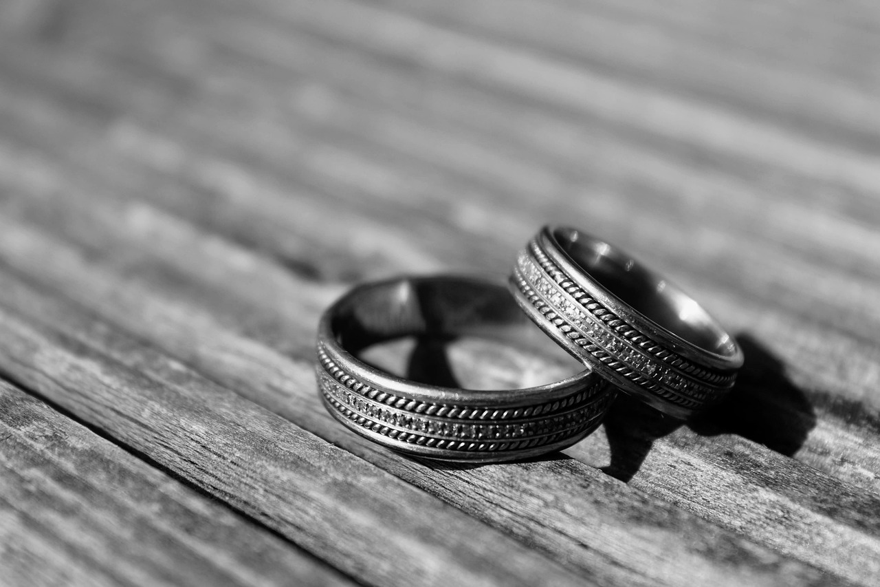 black and white, wedding rings, marriage, love, weding, weding, weding, weding, weding, weding